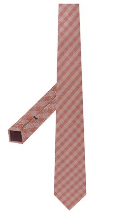 Мужской шелковый галстук TOM FORD розового цвета, арт. 5TF48/XTF | Фото 2 (Материал: Шелк, Текстиль; Статус проверки: Проверено; Принт: С принтом)