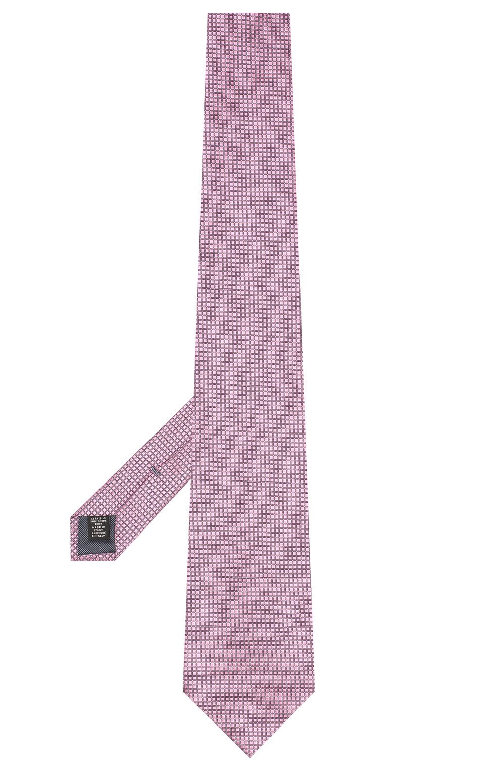 Мужской шелковый галстук ERMENEGILDO ZEGNA розового цвета по цене 18350 руб., арт. Z5D04/1XW | Фото 2 Мужской шелковый галстук ERMENEGILDO ZEGNA розового цвета, арт. Z5D04/1XW | Фото 2 (Принт: С принтом; Материал: Текстиль, Шелк; Статус проверки: Проверено)