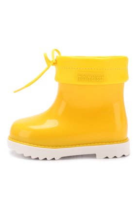 Детские резиновые сапоги MELISSA желтого цвета по цене 4970 руб., арт. 32424 | Фото 2 Детские резиновые сапоги MELISSA желтого цвета, арт. 32424 | Фото 2