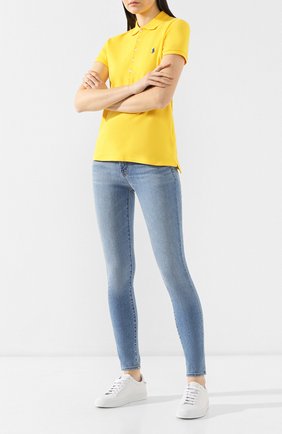 Женские однотонные джинсы-скинни J BRAND синего цвета по цене 21650 руб., арт. JB000326/D | Фото 2 Женские однотонные джинсы-скинни J BRAND синего цвета, арт. JB000326/D | Фото 2