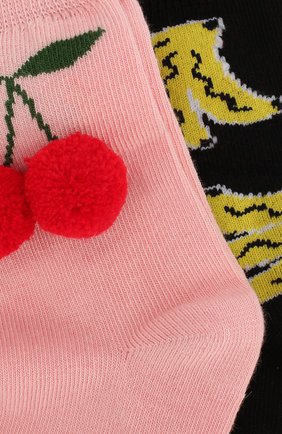 Детские комплект из двух пар носков STELLA MCCARTNEY разноцветного цвета по цене 3320 руб., арт. 539183/SMM14 | Фото 2 Детские комплект из двух пар носков STELLA MCCARTNEY разноцветного цвета, арт. 539183/SMM14 | Фото 2