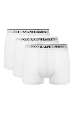 Мужские комплект из трех хлопковых боксеров POLO RALPH LAUREN белого цвета по цене 4395 руб., арт. 714513424/001 | Фото 1 Мужские комплект из трех хлопковых боксеров POLO RALPH LAUREN белого цвета, арт. 714513424/001 | Фото 1