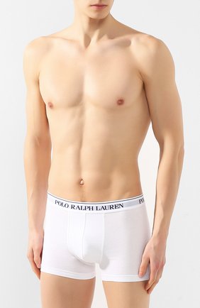 Мужские комплект из трех хлопковых боксеров POLO RALPH LAUREN белого цвета по цене 4395 руб., арт. 714513424/001 | Фото 2 Мужские комплект из трех хлопковых боксеров POLO RALPH LAUREN белого цвета, арт. 714513424/001 | Фото 2