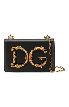 Женская сумка dg girls DOLCE & GABBANA черного цвета по цене 135000 руб., арт. BB6498/AZ801 | Фото 6 Женская сумка dg girls DOLCE & GABBANA черного цвета, арт. BB6498/AZ801 | Фото 6 (Женское Кросс-КТ: Вечерняя сумка; Сумки-технические: Сумки через плечо; Материал: Натуральная кожа; Ремень/цепочка: На ремешке; Размер: small; Статус проверки: Проверена категория)