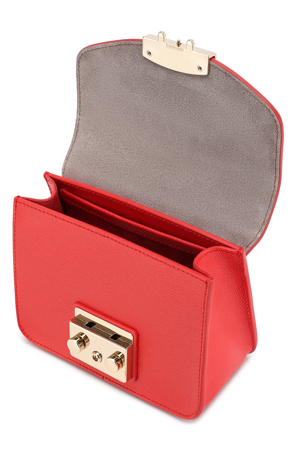 Женская сумка metropolis FURLA красная цвета, арт. BGZ7 купить в ЦУМ | Фото №4 Сумка Metropolis Furla красная цвета | Фото №4