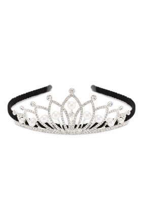 Детского ободок queen JUNEFEE серебряного цвета по цене 4850 руб., арт. 5873 | Фото 2 Детского ободок queen JUNEFEE серебряного цвета, арт. 5873 | Фото 2