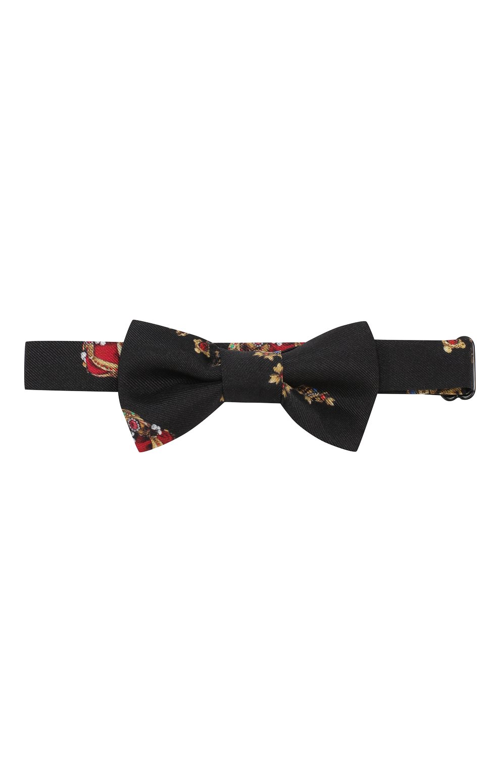 Детский шелковый галстук-бабочка DOLCE & GABBANA черного цвета, арт. LB6A68/G0TAV | Фото 1 (Материал: Текстиль, Шелк; Кросс-КТ: Галстук-бабочка; Статус проверки: Проверено, Проверена категория)