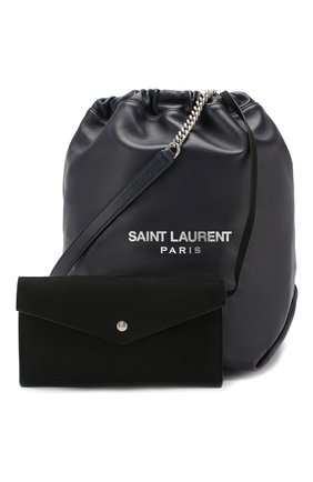 Женская сумка teddy SAINT LAURENT темно-синяя цвета, арт. 538447/0YP0E купить в ЦУМ | Фото №6 Сумка Teddy Saint Laurent темно-синяя цвета | Фото №6
