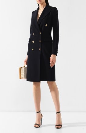 Женское шерстяное платье RALPH LAUREN темно-синего цвета по цене 208000 руб., арт. 290740698 | Фото 2 Женское шерстяное платье RALPH LAUREN темно-синего цвета, арт. 290740698 | Фото 2