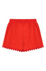 Детские хлопковые шорты CHLOÉ красного цвета, арт. C14576/2A-5A | Фото 2 (Случай: Повседневный; Материал внешний: Хлопок; Девочки Кросс-КТ: Шорты-одежда; Статус проверки: Проверена категория)
