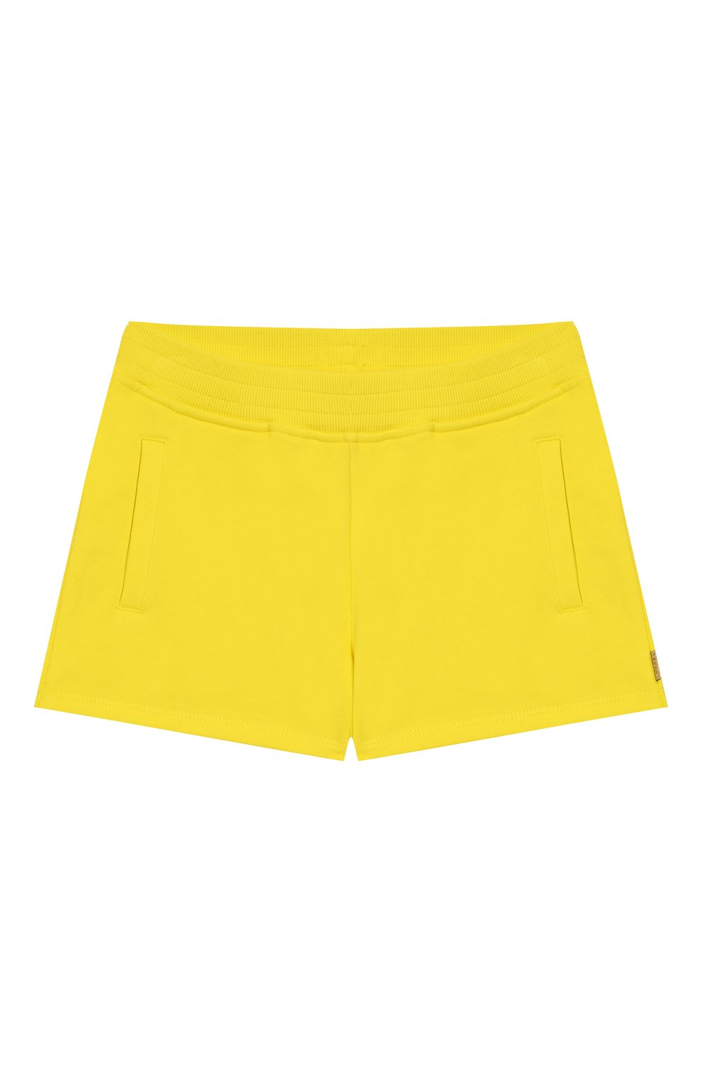 Детские хлопковые шорты MARC JACOBS (THE) желтого цвета, арт. W14217/2A-5A | Фото 1 (Случай: Повседневный; Материал внешний: Хлопок; Девочки Кросс-КТ: Шорты-одежда; Статус проверки: Проверена категория)