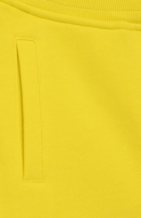 Детские хлопковые шорты MARC JACOBS (THE) желтого цвета, арт. W14217/2A-5A | Фото 3 (Случай: Повседневный; Материал внешний: Хлопок; Девочки Кросс-КТ: Шорты-одежда; Статус проверки: Проверена категория)