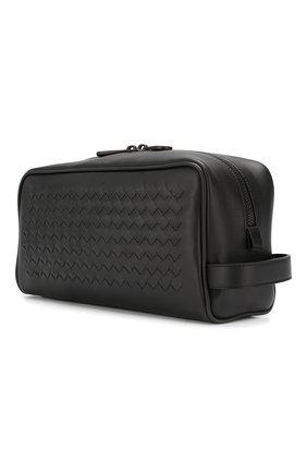 Мужской кожаный несессер BOTTEGA VENETA черного цвета по цене 59950 руб., арт. 551824/VB0C3 | Фото 2 Мужской кожаный несессер BOTTEGA VENETA черного цвета, арт. 551824/VB0C3 | Фото 2