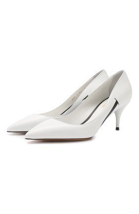 Кожаные туфли Valentino Garavani VLTN | Фото №1 Кожаные туфли Valentino Garavani VLTN | Фото №1