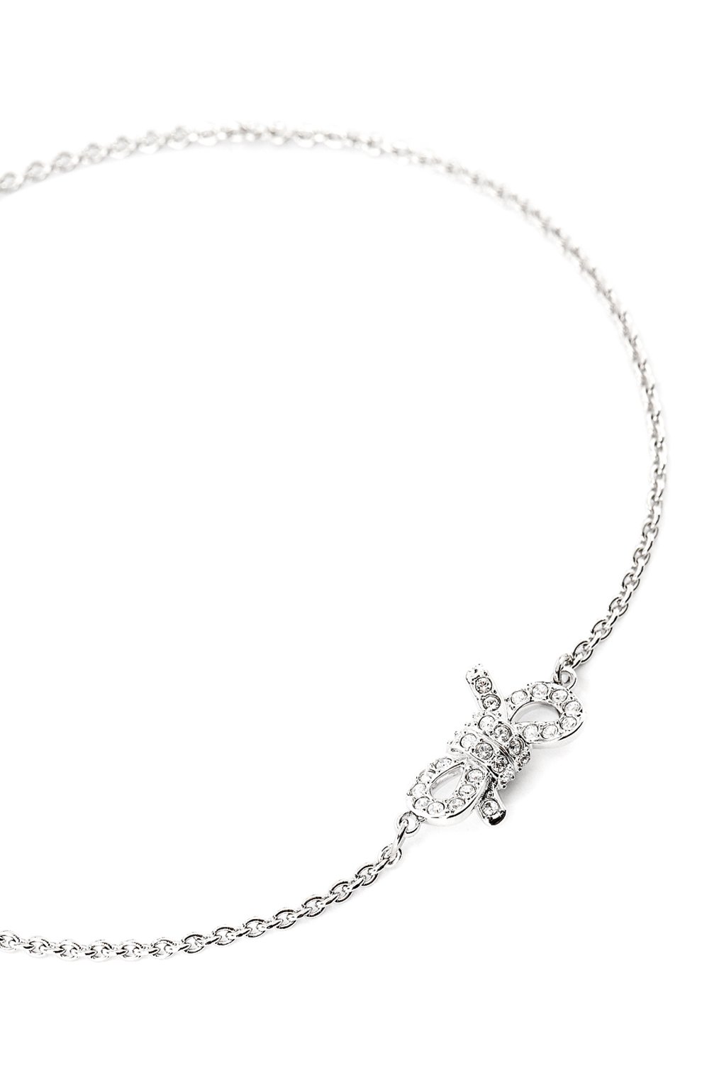 Женский браслет lifelong bow SWAROVSKI серебряного цвета по цене 4490 руб., арт. 5469983 | Фото 3 Женский браслет lifelong bow SWAROVSKI серебряного цвета, арт. 5469983 | Фото 3