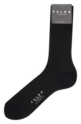 Мужские хлопковые носки shadow FALKE темно-синего цвета, арт. 14648 | Фото 1 (Материал внешний: Хлопок; Кросс-КТ: бельё; Статус проверки: Проверена категория)