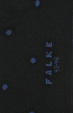 Мужские хлопковые носки FALKE синего цвета, арт. 13269 | Фото 2 (Материал внешний: Хлопок; Кросс-КТ: бельё; Статус проверки: Проверена категория)