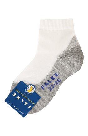 Детские хлопковые носки FALKE белого цвета, арт. 10671 | Фото 1 (Материал: Хлопок, Текстиль, Синтетический материал, Пластик; Статус проверки: Проверена категория; Кросс-КТ: Носки)