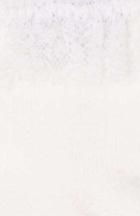 Детские хлопковые носки FALKE белого цвета, арт. 12121 | Фото 2 (Материал: Текстиль, Хлопок; Статус проверки: Проверена категория)