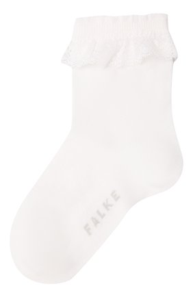 Детские хлопковые носки FALKE белого цвета, арт. 12141 | Фото 1 (Материал: Текстиль, Хлопок; Статус проверки: Проверена категория, Проверено; Кросс-КТ: Носки)