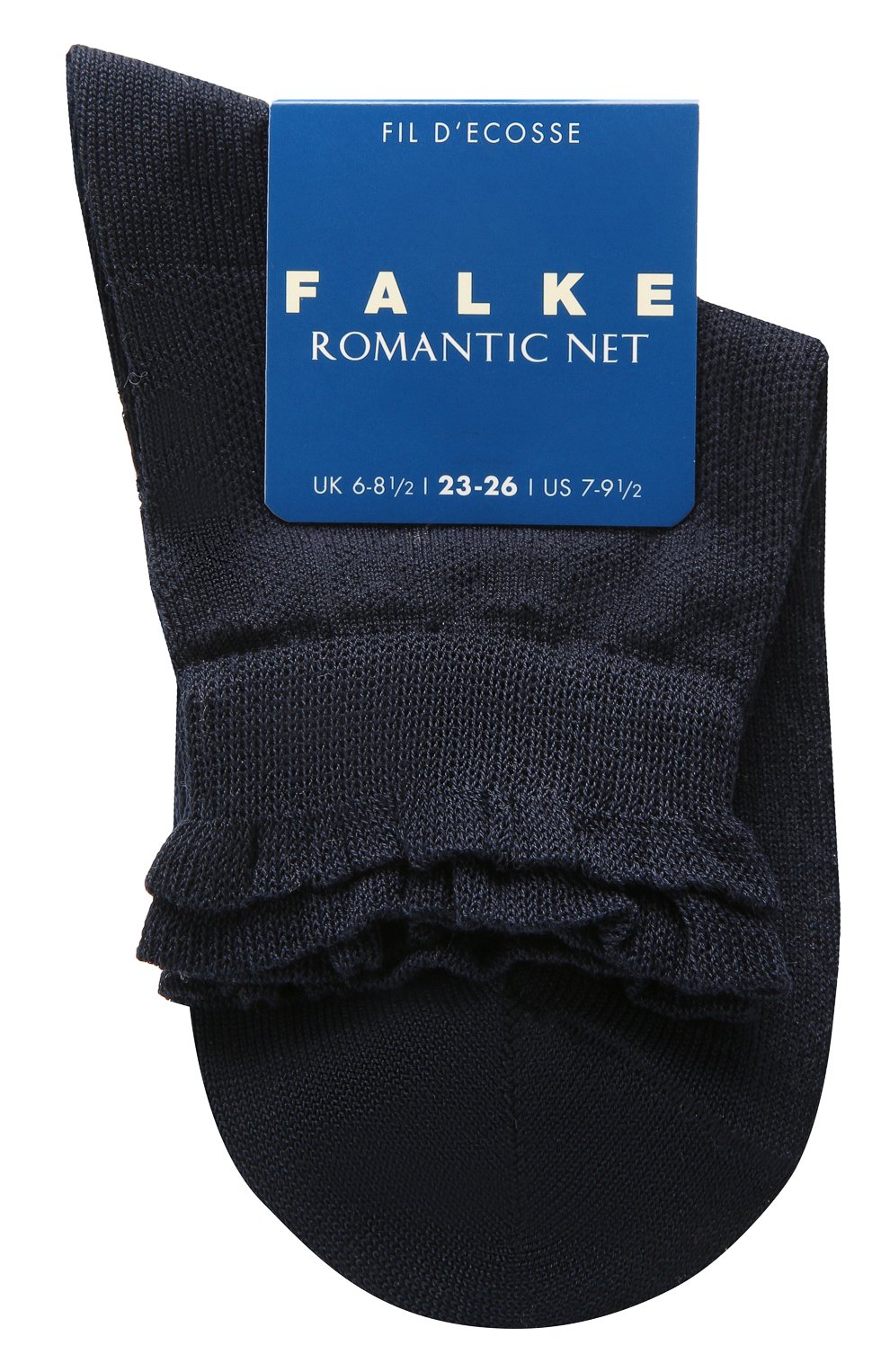 Детские хлопковые носки FALKE темно-синего цвета, арт. 12140 | Фото 1