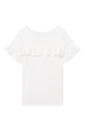 Детский топ из хлопка и вискозы POLO RALPH LAUREN белого цвета по цене 2960 руб., арт. 311735821 | Фото 2 Детский топ из хлопка и вискозы POLO RALPH LAUREN белого цвета, арт. 311735821 | Фото 2