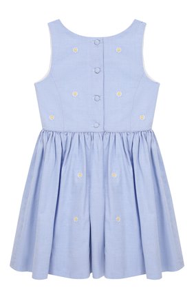 Детское хлопковое платье POLO RALPH LAUREN голубого цвета по цене 14700 руб., арт. 311735965 | Фото 2 Детское хлопковое платье POLO RALPH LAUREN голубого цвета, арт. 311735965 | Фото 2 (Материал внешний: Хлопок; Рукава: Без рукавов, Короткие; Статус проверки: Проверено, Проверена категория; Случай: Повседневный; Девочки Кросс-КТ: Платье-одежда; Ростовка одежда: 2 года | 92 см, 3 года | 98 см, 4 года | 104 см)