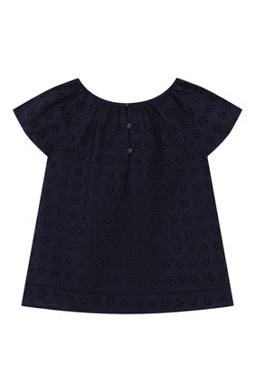 Детский хлопковый топ POLO RALPH LAUREN синего цвета по цене 4590 руб., арт. 311736017 | Фото 2 Детский хлопковый топ POLO RALPH LAUREN синего цвета, арт. 311736017 | Фото 2