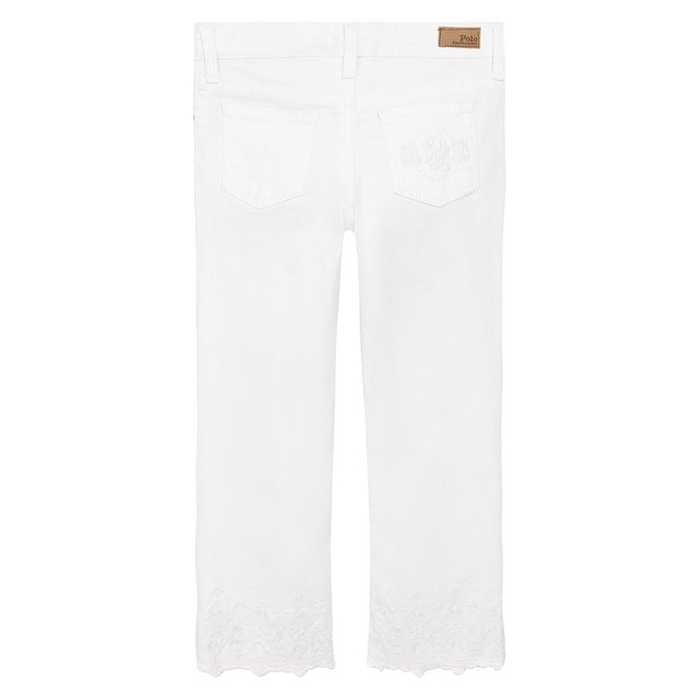 Укороченные джинсы с вышивкой Polo Ralph Lauren 312735341 Фото 2