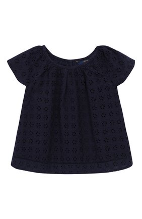 Детский хлопковый топ POLO RALPH LAUREN синего цвета по цене 6995 руб., арт. 313736018 | Фото 1 Детский хлопковый топ POLO RALPH LAUREN синего цвета, арт. 313736018 | Фото 1