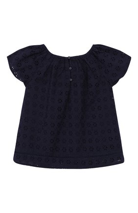 Детский хлопковый топ POLO RALPH LAUREN синего цвета по цене 6995 руб., арт. 313736018 | Фото 2 Детский хлопковый топ POLO RALPH LAUREN синего цвета, арт. 313736018 | Фото 2