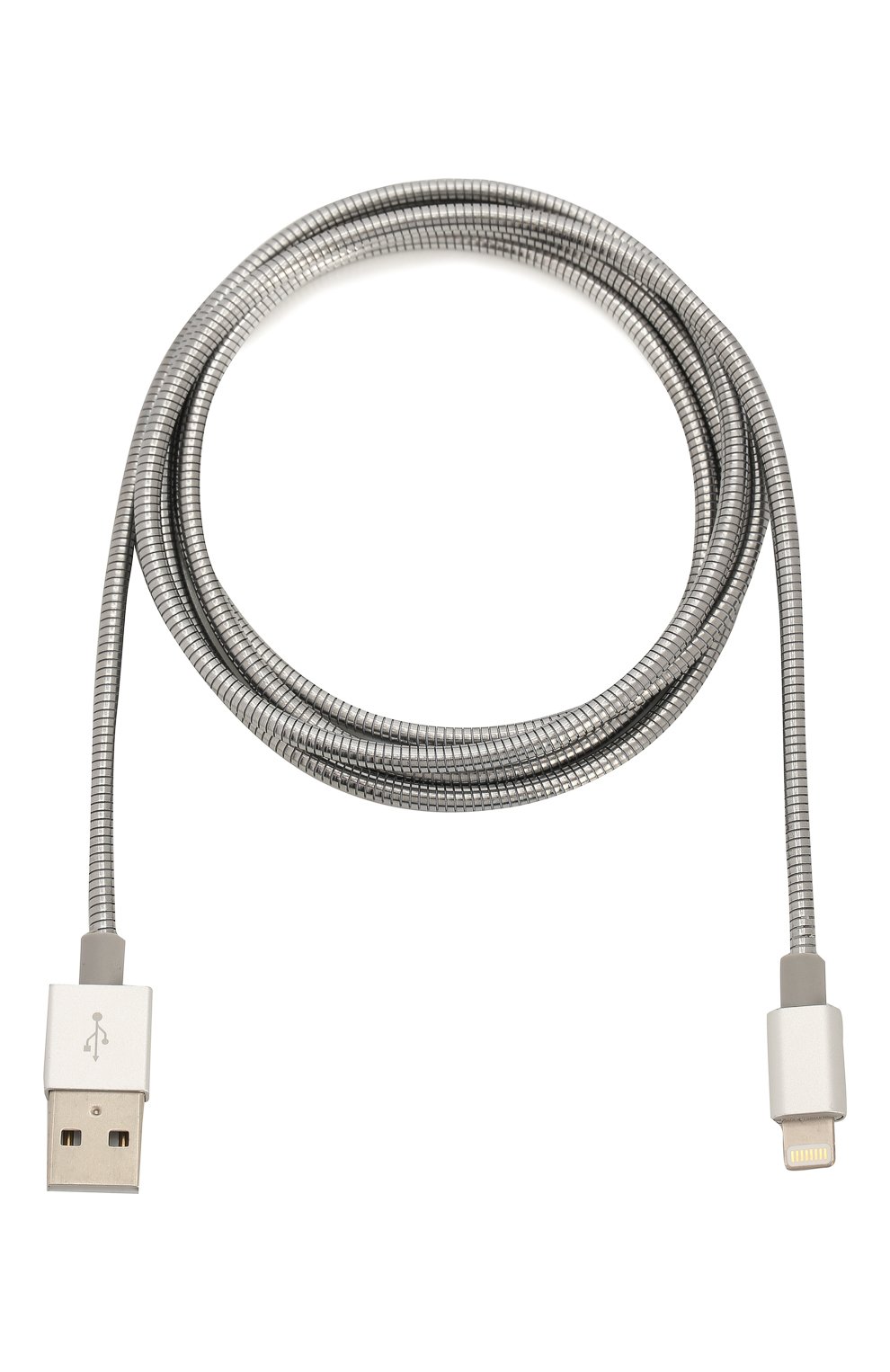 Кабель mfi lightning-usb UBEAR серебряного цвета, арт. DC06SL01-L | Фото 1 (Региональные ограничения белый список (Axapta Mercury): RU; Статус проверки: Проверена категория)
