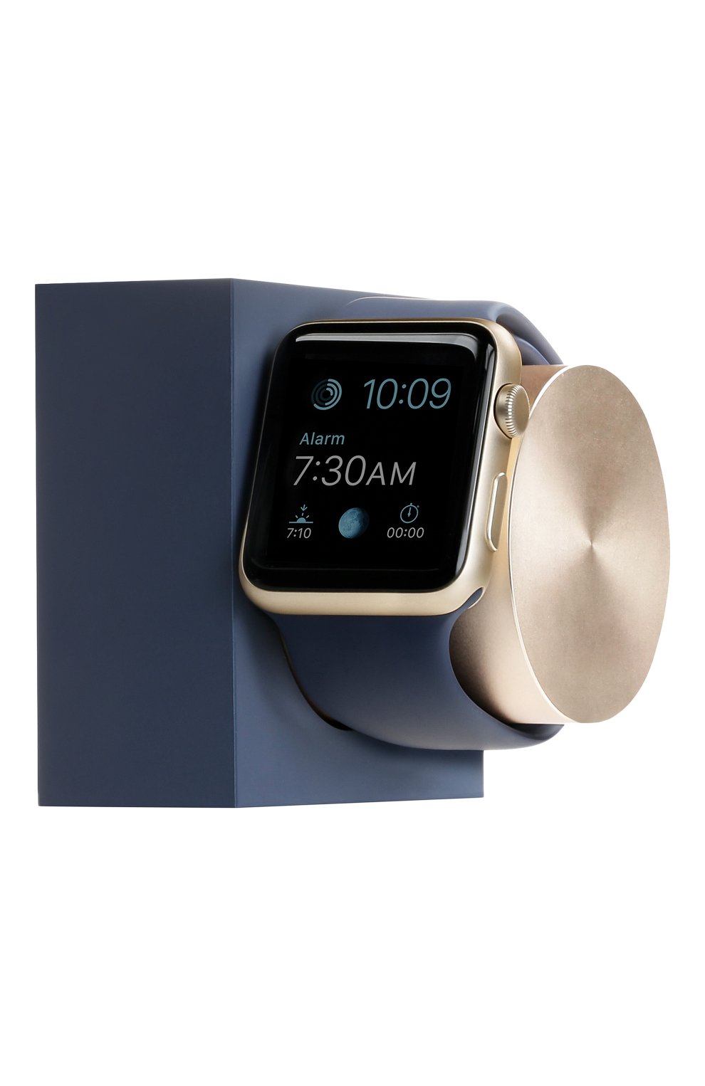 Подставка для часов apple watch NATIVE UNION синего цвета, арт. DOCK-AW-SL-MAR | Фото 1 (Статус проверки: Проверена категория)