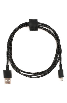 Кабель belt cable NATIVE UNION черного цвета, арт. BELT-KV-L-CS-BLK-2 | Фото 1 (Статус проверки: Проверена категория; Региональные ограничения белый список (Axapta Mercury): RU)