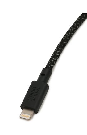 Кабель belt cable NATIVE UNION черного цвета, арт. BELT-KV-L-CS-BLK-3 | Фото 4 (Региональные ограничения белый список (Axapta Mercury): RU; Статус проверки: Проверена категория)