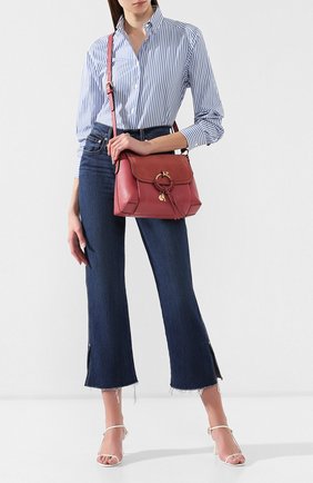 Женская сумка joan small SEE BY CHLOÉ розового цвета по цене 28300 руб., арт. CHS17US910330 | Фото 2 Женская сумка joan small SEE BY CHLOÉ розового цвета, арт. CHS17US910330 | Фото 2