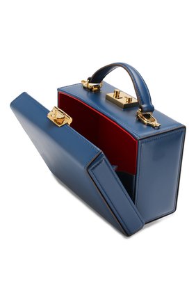 Женская сумка grace small box MARK CROSS темно-синего цвета по цене 0 руб., арт. W108153G | Фото 4 Женская сумка grace small box MARK CROSS темно-синего цвета, арт. W108153G | Фото 4 (Сумки-технические: Сумки через плечо, Сумки top-handle; Материал: Натуральная кожа; Размер: mini; Ремень/цепочка: На ремешке; Статус проверки: Проверено, Проверена категория)