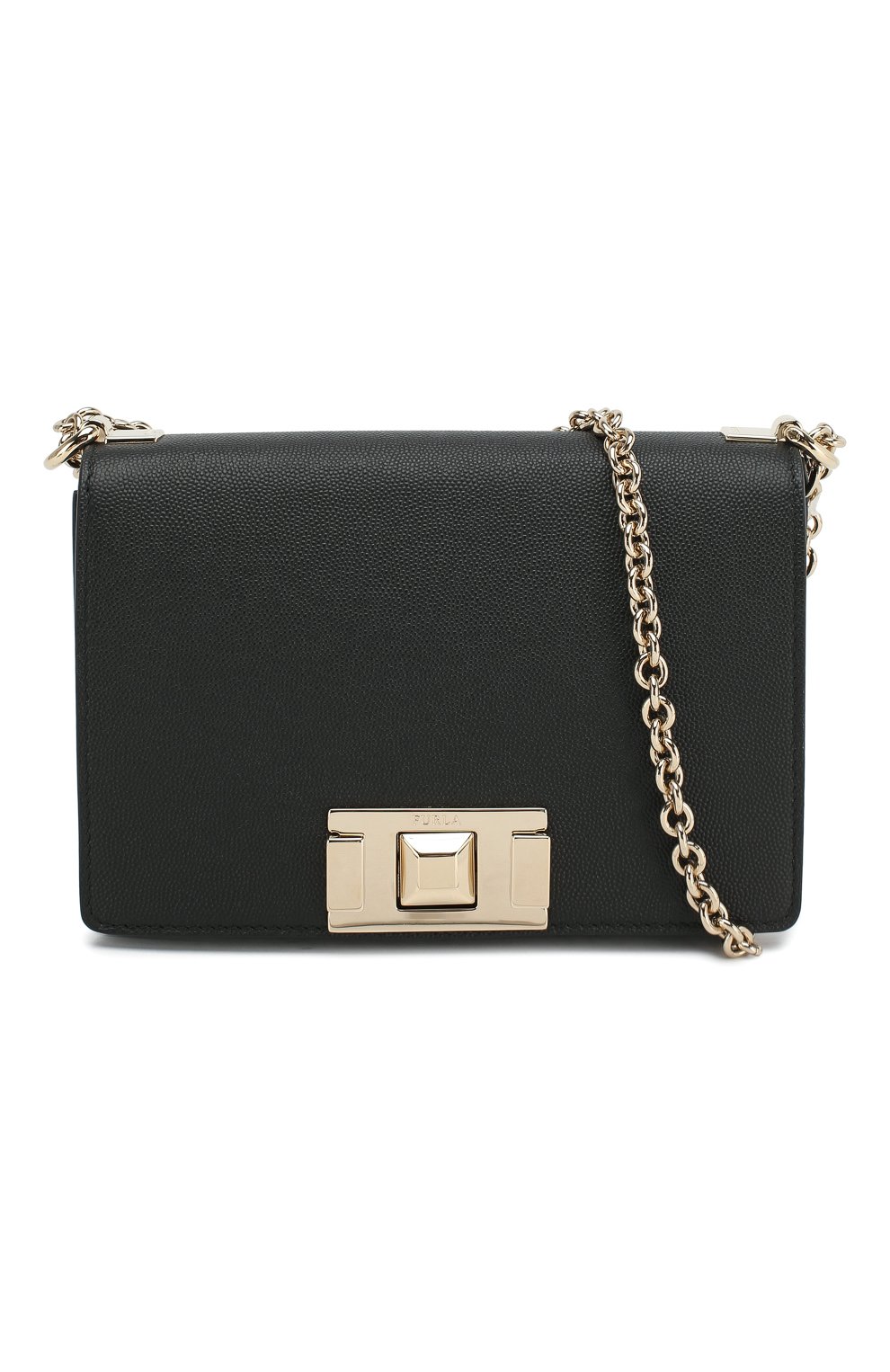 Женская сумка mimì mini FURLA черная цвета, арт. BVA6 купить в ЦУМ | Фото №5 Сумка Mimì mini Furla черная цвета | Фото №5