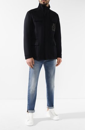 Мужские кожаные кеды portofino light DOLCE & GABBANA белого цвета по цене 41600 руб., арт. CS1591/AN298 | Фото 2 Мужские кожаные кеды portofino light DOLCE & GABBANA белого цвета, арт. CS1591/AN298 | Фото 2