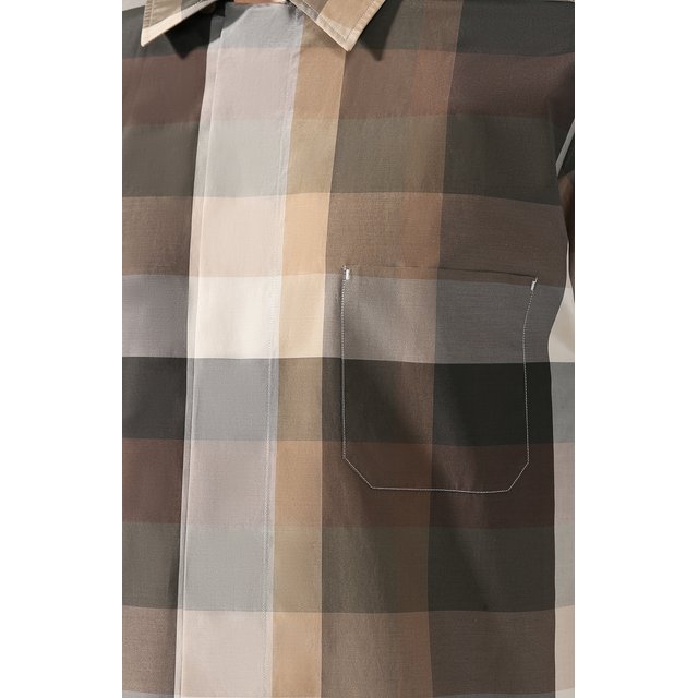 фото Рубашка из смеси хлопка и шелка zegna couture