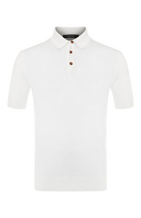 Мужское хлопковое поло ERMENEGILDO ZEGNA белого цвета по цене 59950 руб., арт. USC90/C32 | Фото 1 Мужское хлопковое поло ERMENEGILDO ZEGNA белого цвета, арт. USC90/C32 | Фото 1