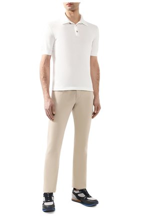 Мужское хлопковое поло ERMENEGILDO ZEGNA белого цвета по цене 59950 руб., арт. USC90/C32 | Фото 2 Мужское хлопковое поло ERMENEGILDO ZEGNA белого цвета, арт. USC90/C32 | Фото 2