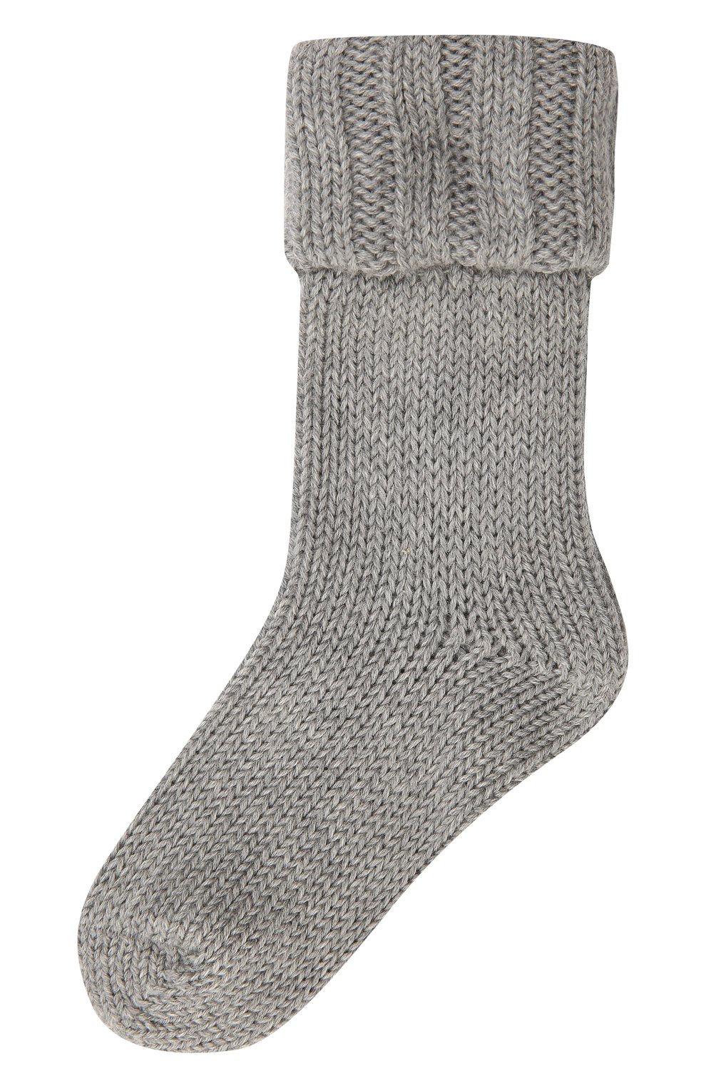 Детские носки из шерсти и хлопка FALKE серого цвета, арт. 10408 | Фото 1 (Материал: Текстиль, Хлопок; Статус проверки: Проверена категория)