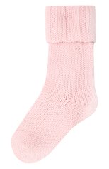 Детские носки из шерсти и хлопка FALKE светло-розового цвета, арт. 10408 | Фото 1 (Материал: Текстиль, Хлопок; Статус проверки: Проверена категория)