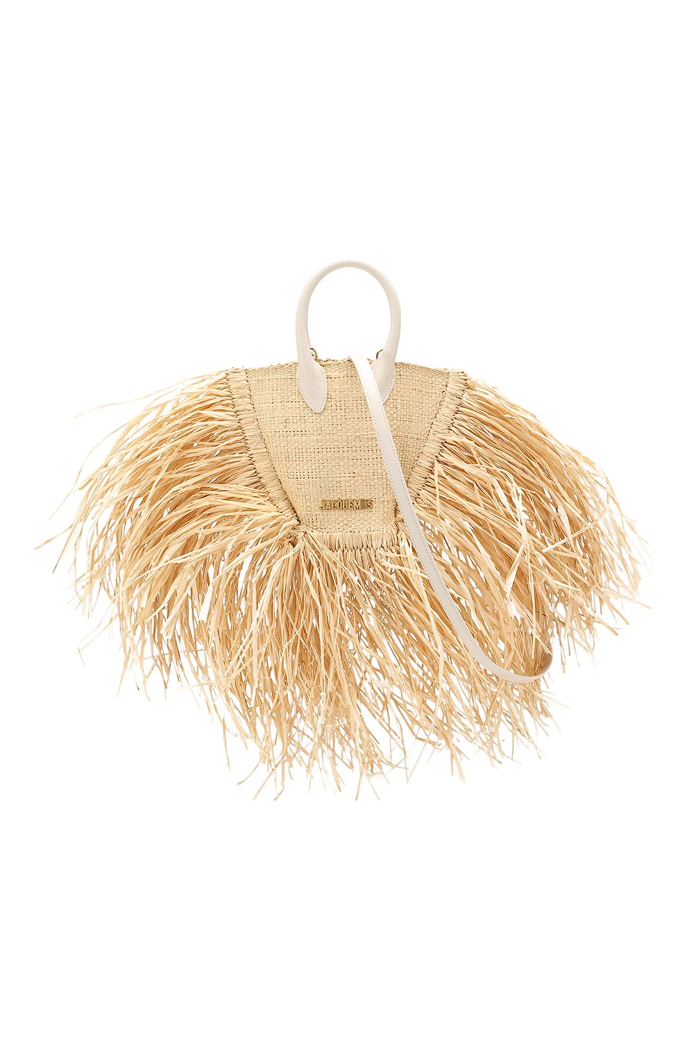 Женская сумка baci mini JACQUEMUS бежевого цвета по цене 28800 руб., арт. 191BA08 | Фото 6 Женская сумка baci mini JACQUEMUS бежевого цвета, арт. 191BA08 | Фото 6