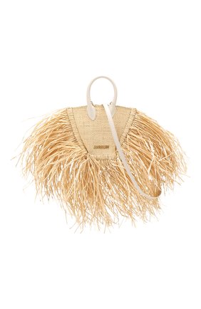 Женская сумка baci mini JACQUEMUS бежевого цвета по цене 28800 руб., арт. 191BA08 | Фото 6 Женская сумка baci mini JACQUEMUS бежевого цвета, арт. 191BA08 | Фото 6