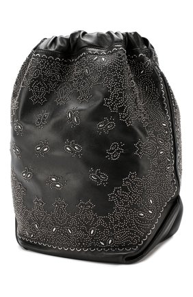Женская сумка teddy SAINT LAURENT черного цвета, арт. 538448/0YP54 | Фото 3 (Сумки-технические: Сумки через плечо; Материал: Натуральная кожа; Статус проверки: Проверена категория; Размер: large)