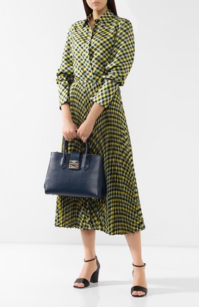 Женская сумка metropolis FURLA синяя цвета, арт. BML2 купить в ЦУМ | Фото №2 Сумка Metropolis Furla синяя цвета | Фото №2
