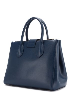 Женская сумка metropolis FURLA синяя цвета, арт. BML2 купить в ЦУМ | Фото №3 Сумка Metropolis Furla синяя цвета | Фото №3