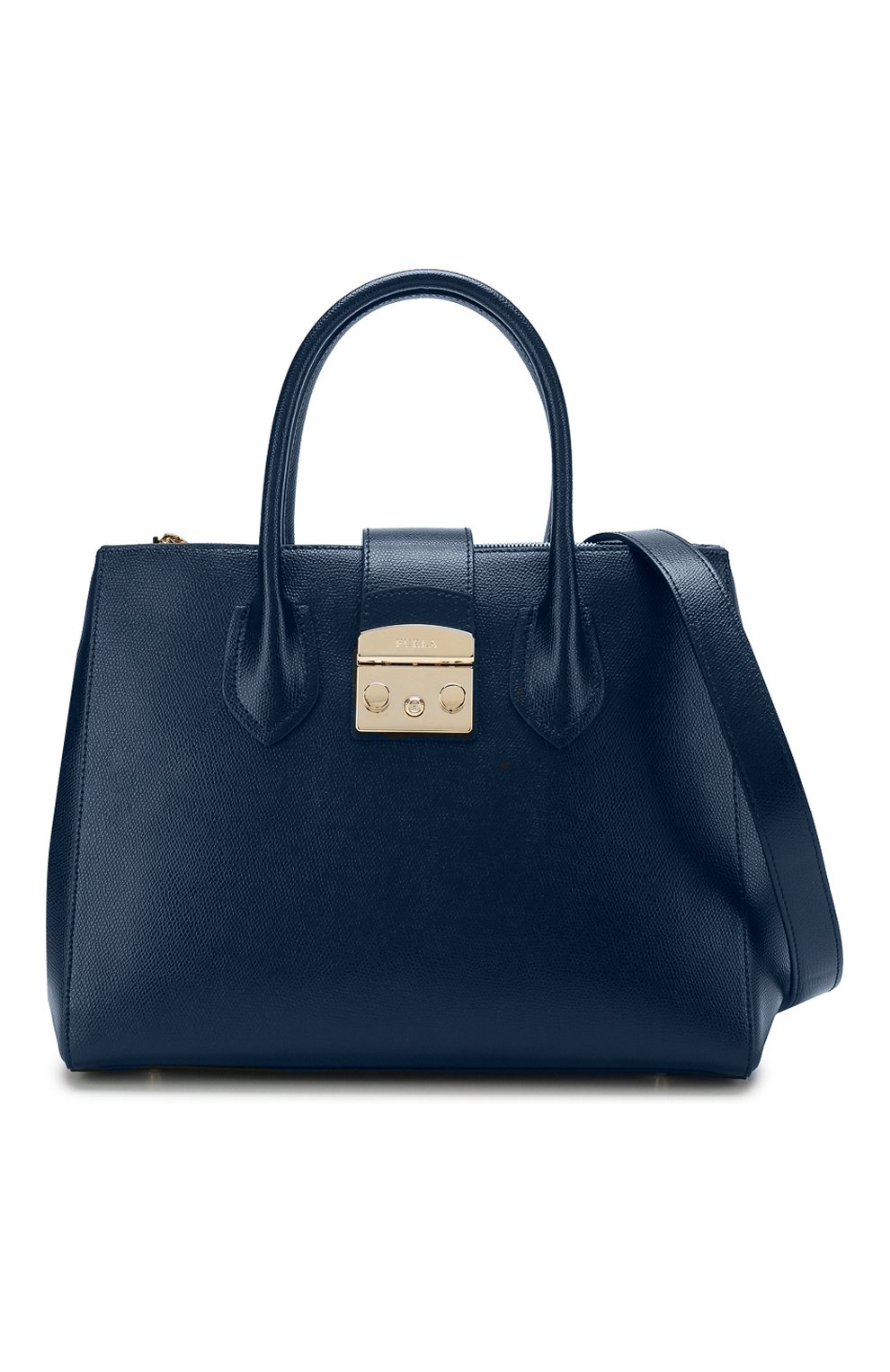 Женская сумка metropolis FURLA синяя цвета, арт. BML2 купить в ЦУМ | Фото №6 Сумка Metropolis Furla синяя цвета | Фото №6